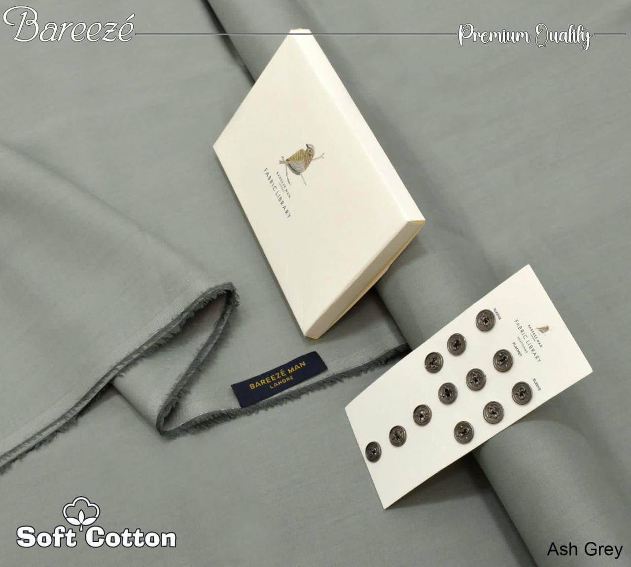 Bareeze men's Soft Cotton (Asy gery)
