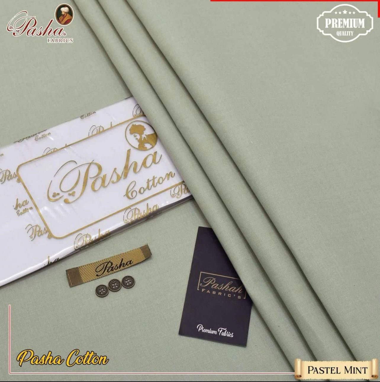 Pasha Cotton-Pastel Mint