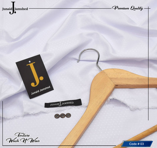 J. SELF TEXTURE WASH AND WEAR  (WHITE)