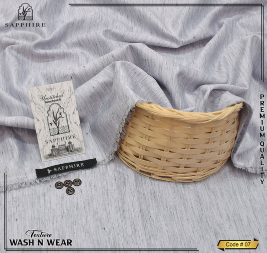 SAPPIRE TEXTURE WASH AND WEAR (STEEL)